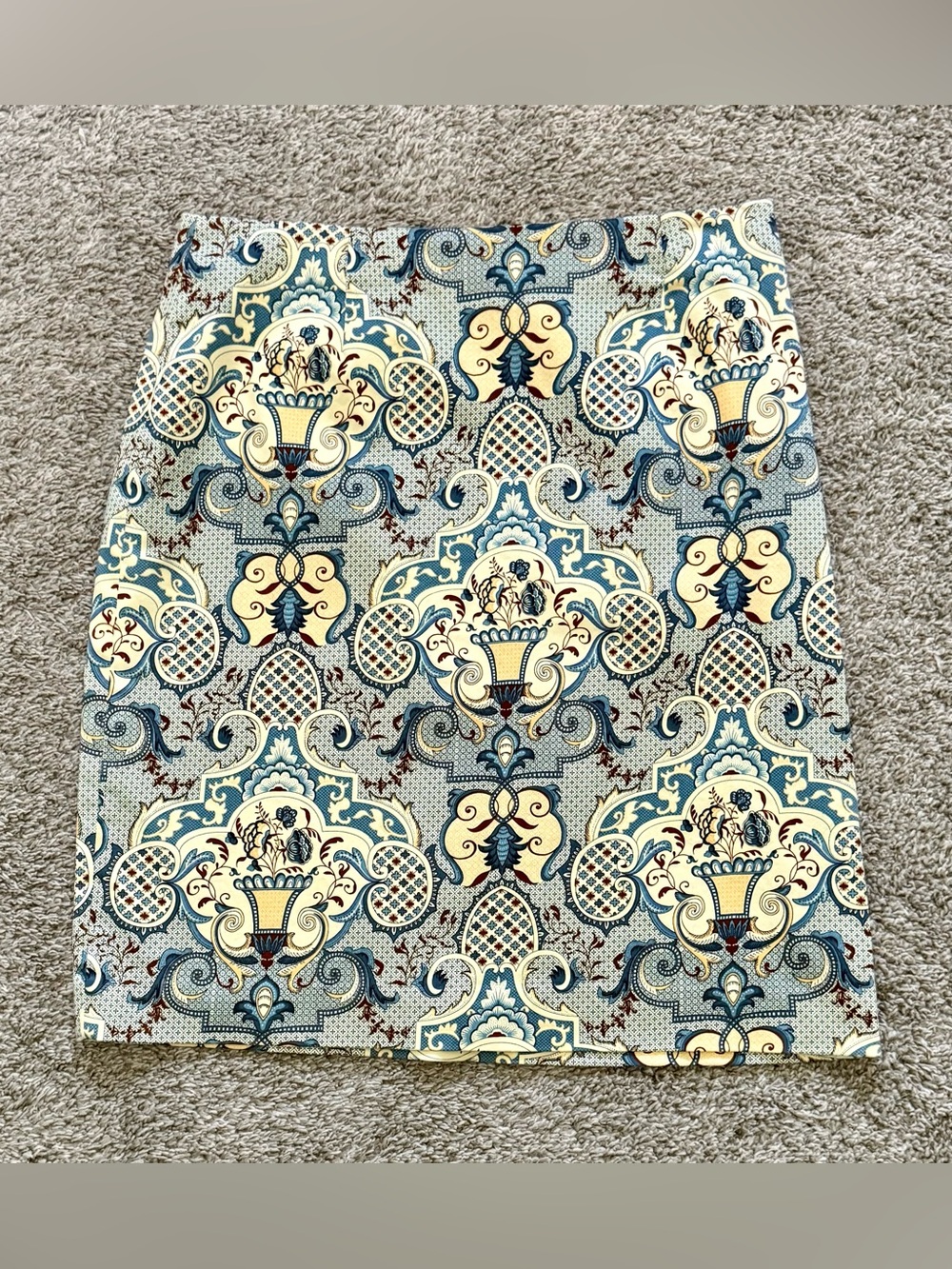 🌸 LOFT Floral Jacquard Tapestry Mini Skirt - Size 10 🌸